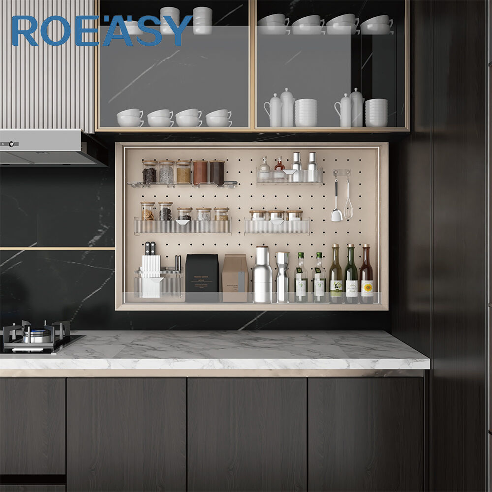 ROEASY AI 176TQ køkkenets intelligente, motoriserede løfteanordning, køkkenmodulært opbevaringssystem, skjult hjemmekøkkenløsning, smart løftekabinet