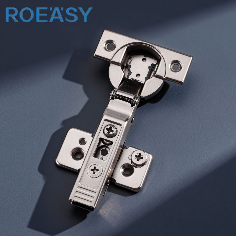 ROEASY BL-293-3D Furniture Hinge Clip-on Soft Closing Cabinet Hinge 3D Adjustable Hydraulic Damping Buffering Hinges 
