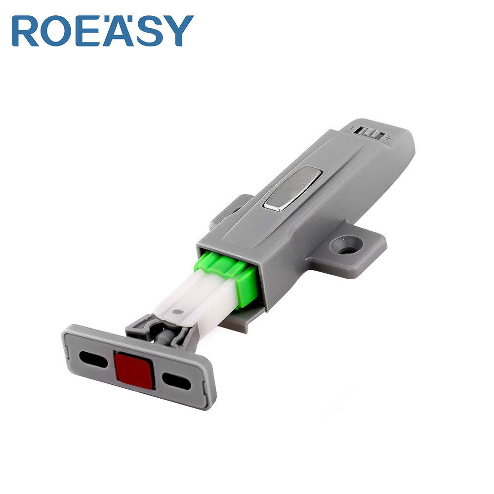 قفل ميكانيكي من نوع دفع للحشرات ROEASY H003M / H003K لتركيب على الأبواب بدون مقابض مع آلية فتح تلقائية
