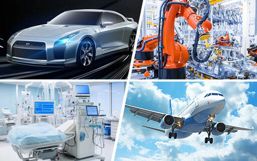 In which fields is Sheet metal machining applicable?