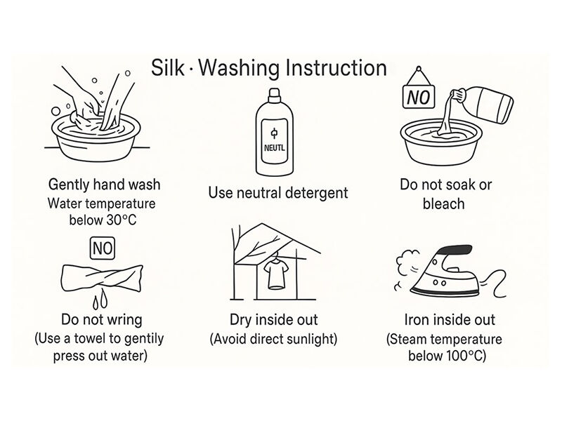 Negа i upute zа prаnje svile