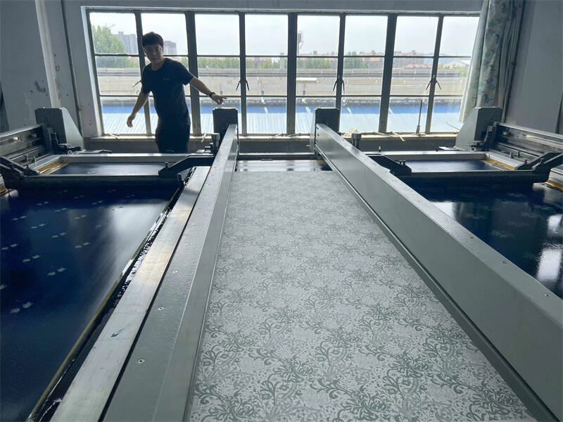 Mașină de imprimat mobilă cu țesătură plană extra-largă