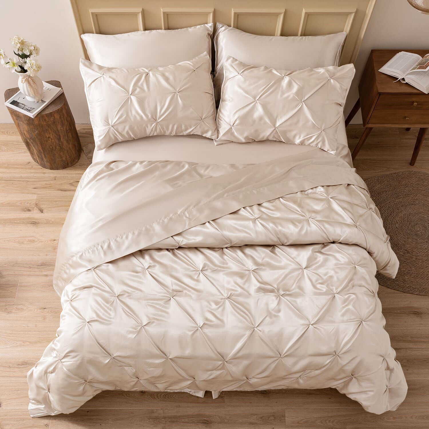 What Are the Top Trends in Queen Size Silk Bed Set Designs?