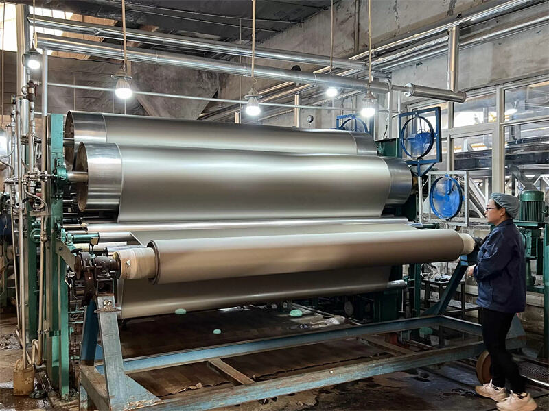 Kalanderung, Trocknung