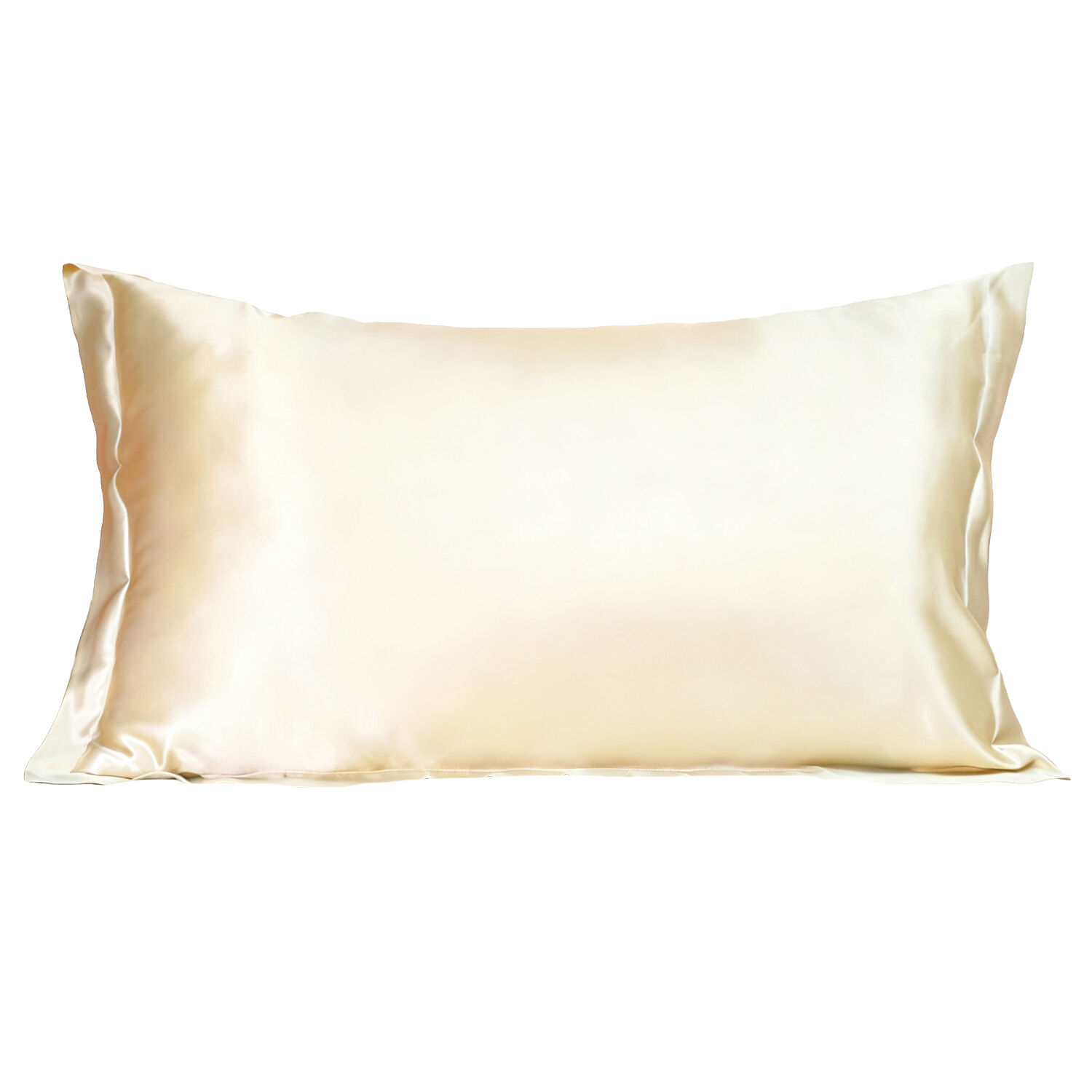 Federa in seta di gelso 22 momme con logo personalizzato, chiusura con cerniera nascosta e bordo da 5 cm, personalizzabile