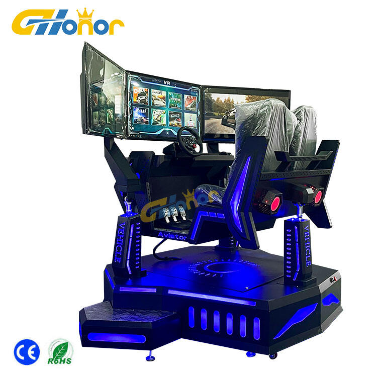 3DOF Renní Auto 2 Sedadla