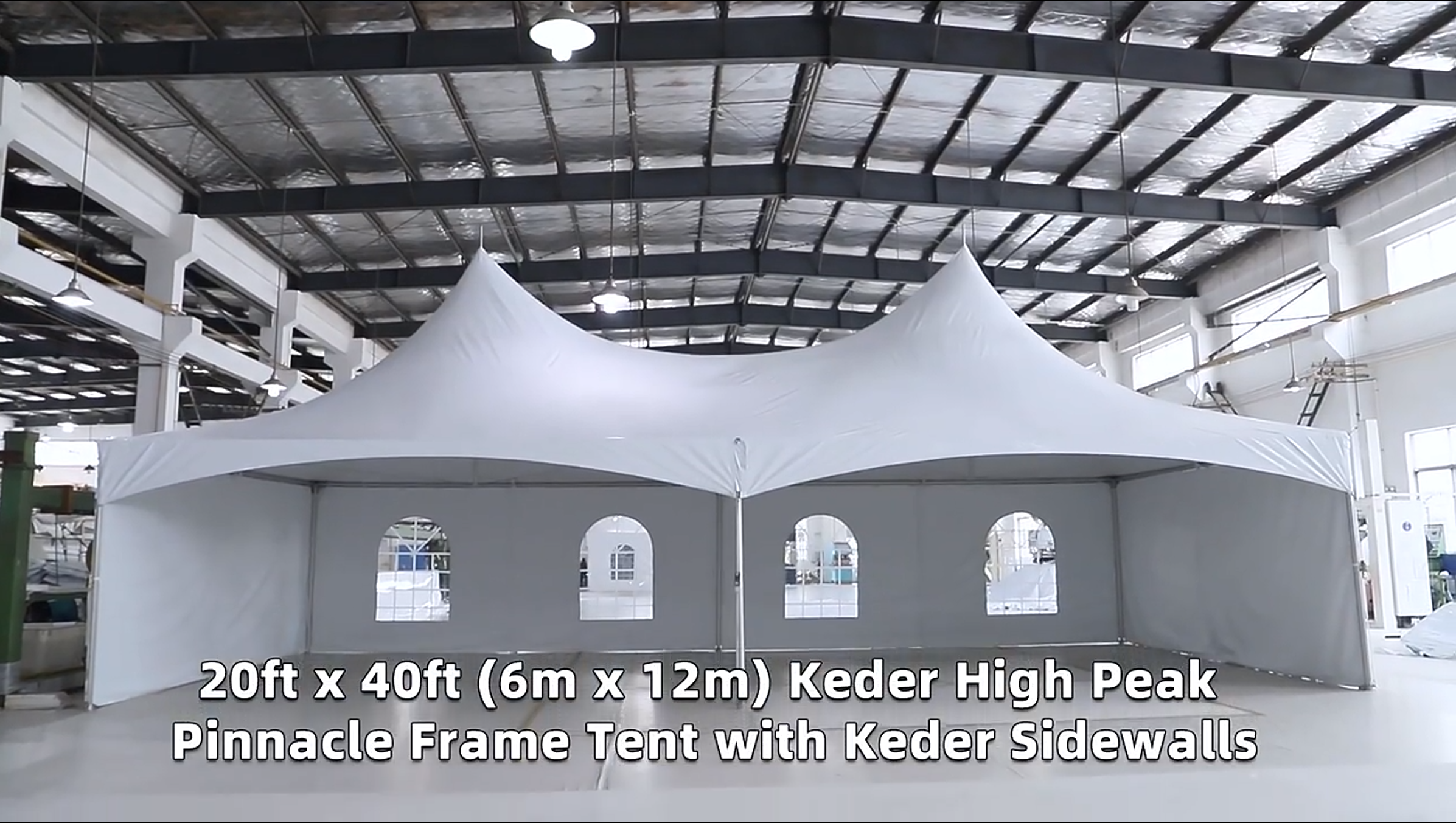 20ftx40ft Keder High Peak Tent