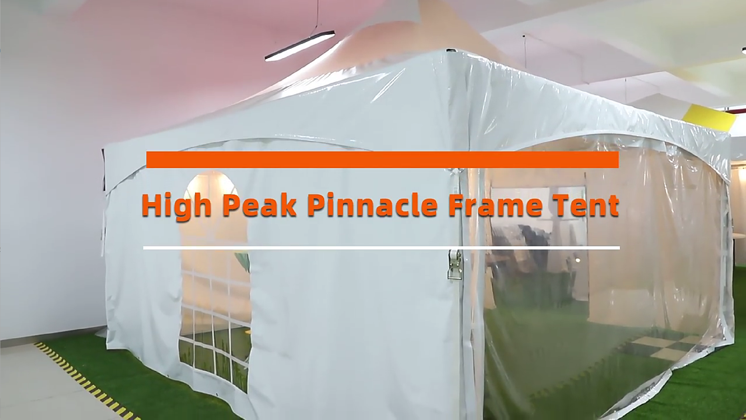 15ft x 15ft high peak pinnacle frame tent