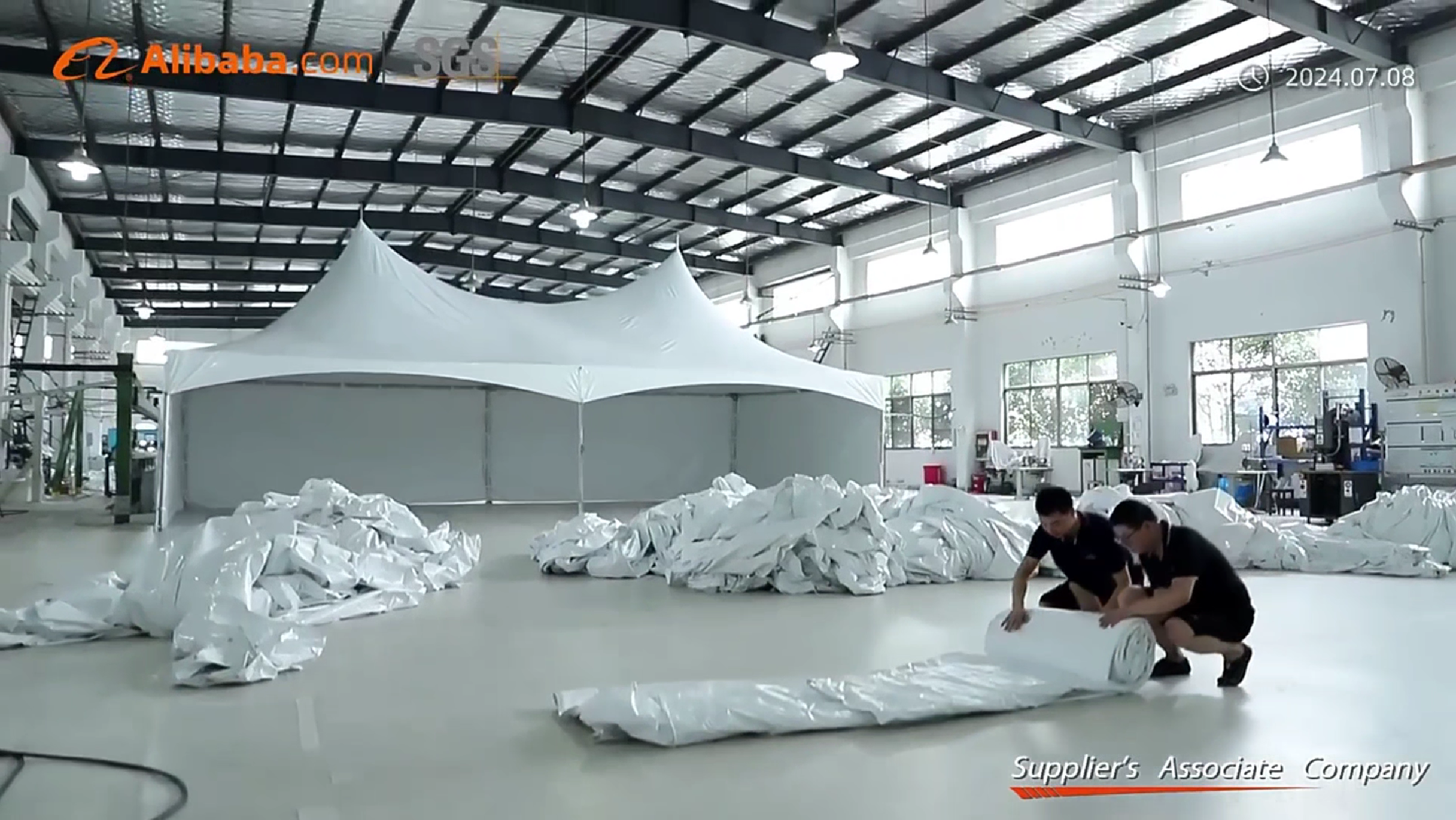 Celina Tent China factory tour 2024