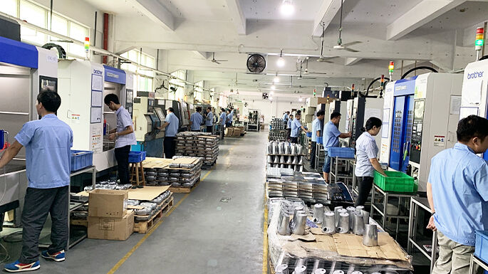 CNC maching workshop