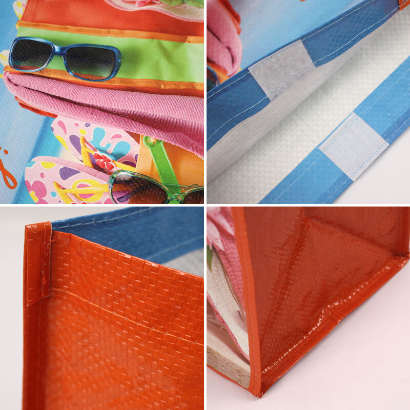 حقائب توت شاطئية مصنوعة من البولي بروبيلين المنسوج، مخصصة للبيع بالجملة – حقائب تسوق ترويجية متينة للشراء الكمي