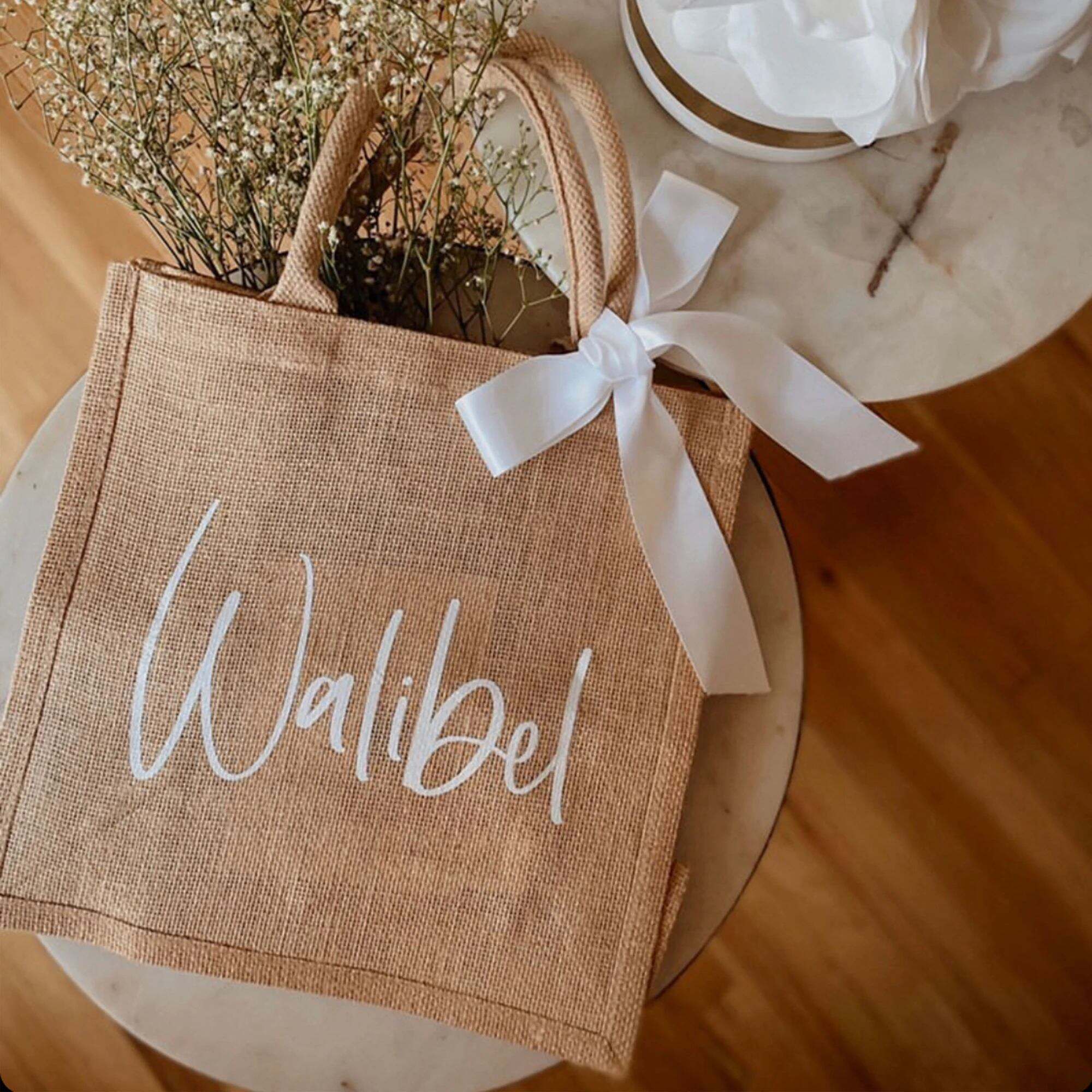  Jute Shopping Tote Bag