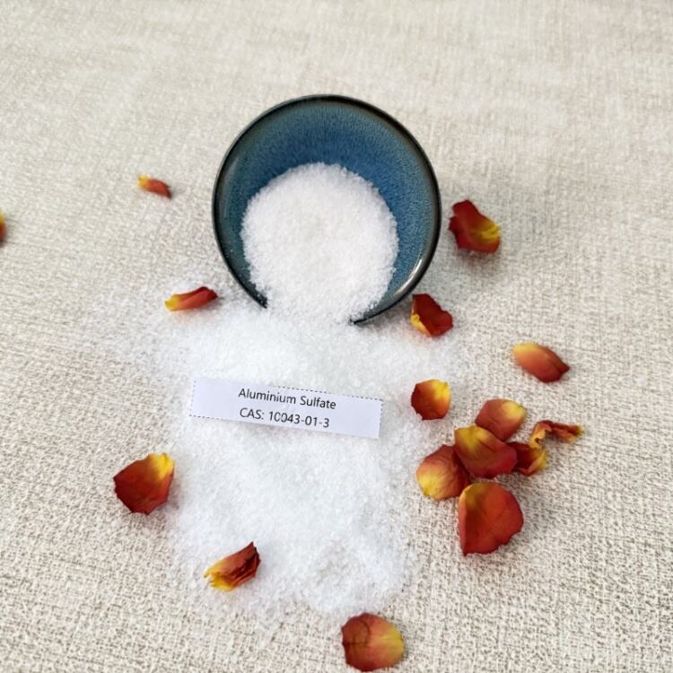 Gaadiidka sare 16%Kemikaleedka loo baahanyahay siinista biyaha Aluminiam Sulfate