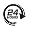 24h response