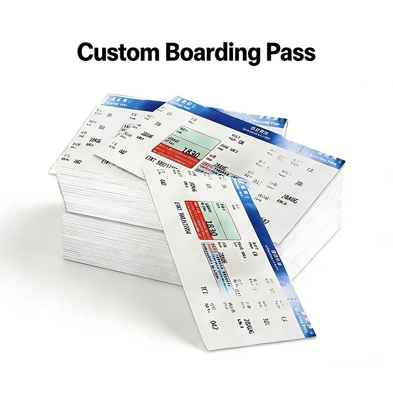 Custom Airline Boarding Pass Thermal Paper – Direct Factory Supply
