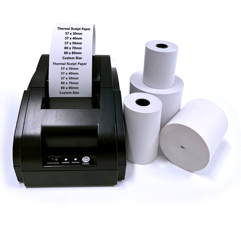 3 1/8" x 230' Premium Thermal Receipt Paper Rolls BPA-Free for Cash Register Printers