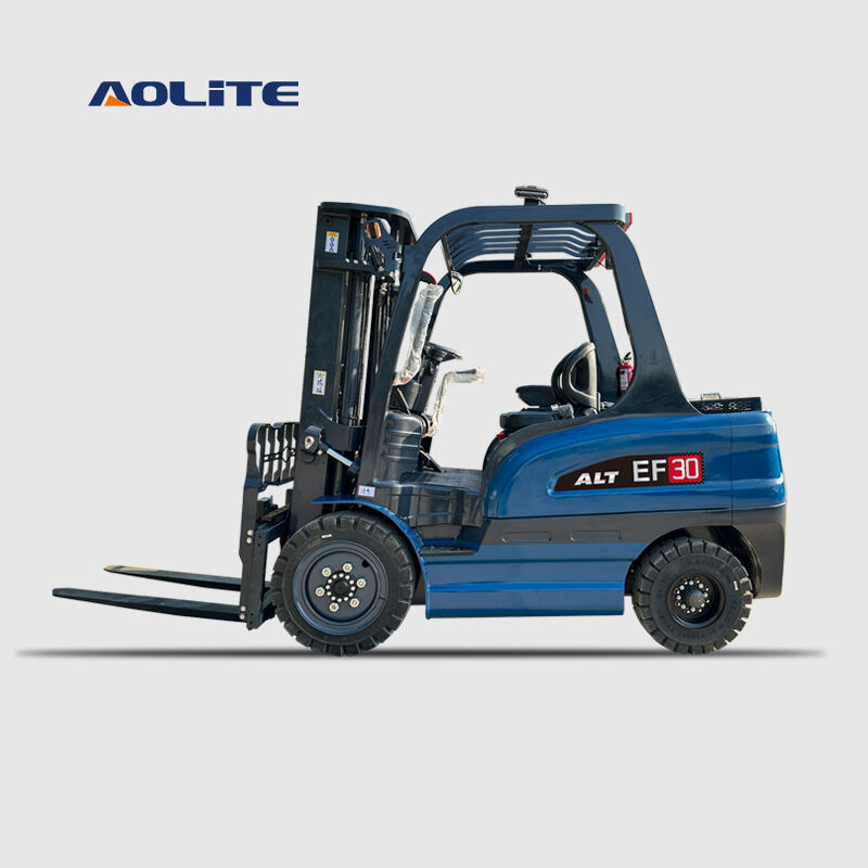 AOLITE EF30 forklift elettrico 3.0ton grande potenza zero emissioni batteria al litio forklift elettrico