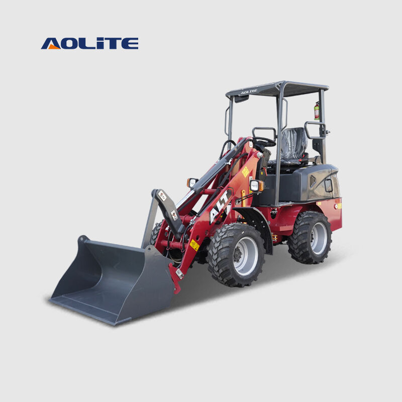 AOLITE 606H compact diesel 600kg wheel loader 1ton front end loader