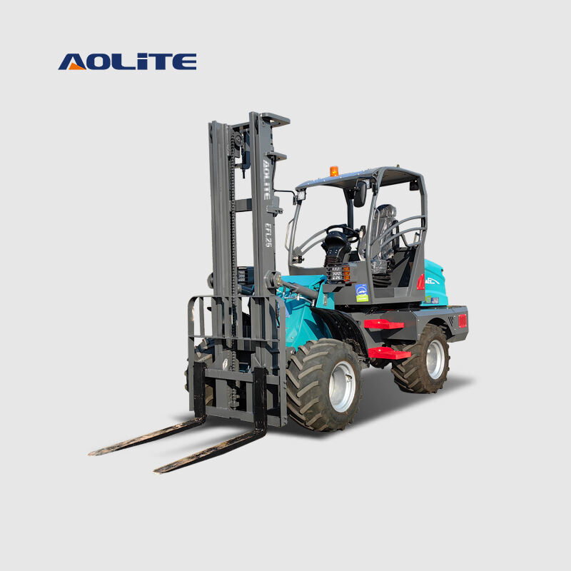 AOLITE EFL25 100% elettrico a batteria caricatore telaiottero da terra quattro ruote motore per carichi fino a 2500kg