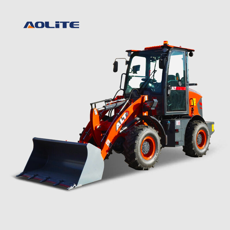 AOLITE 610C առաջնամասի դիզելային 1000կգ անվավոր բեռնիչ, 1.0 տոննա փոքր բեռնիչ