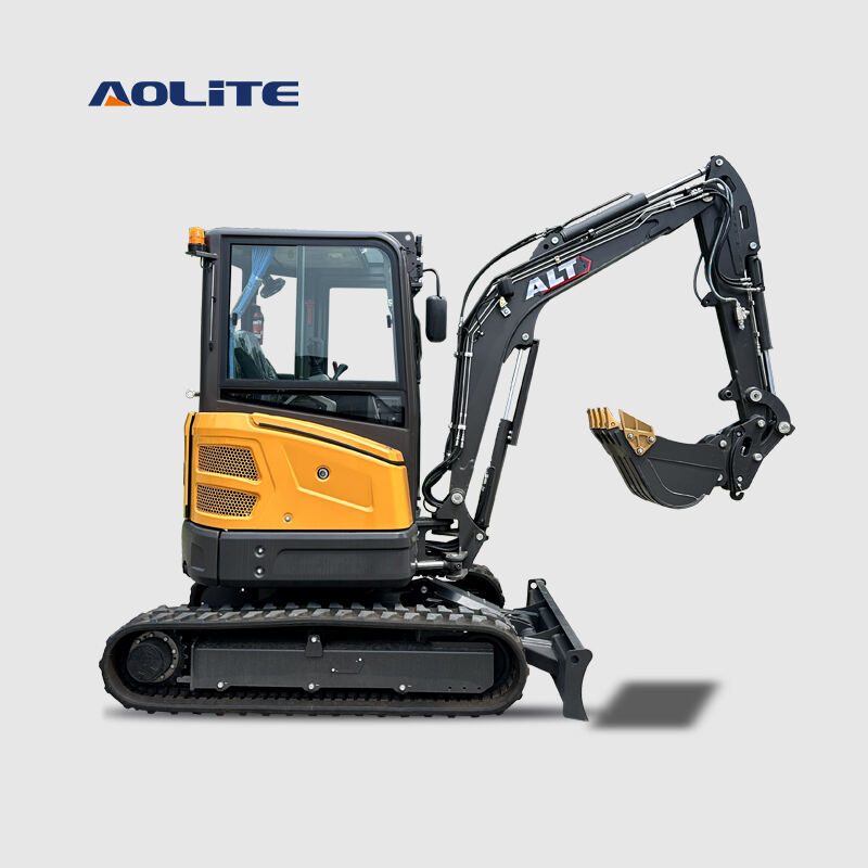 AOLITE WJ27 New Chinese Crawler Model Machine 4x4 Diesel Power Excavator for Sale