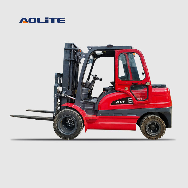 AOLITE EF50 cina 100% forklift elettrico a batteria 5.0ton 5000kg alt nuova energia litio forklift elettrico