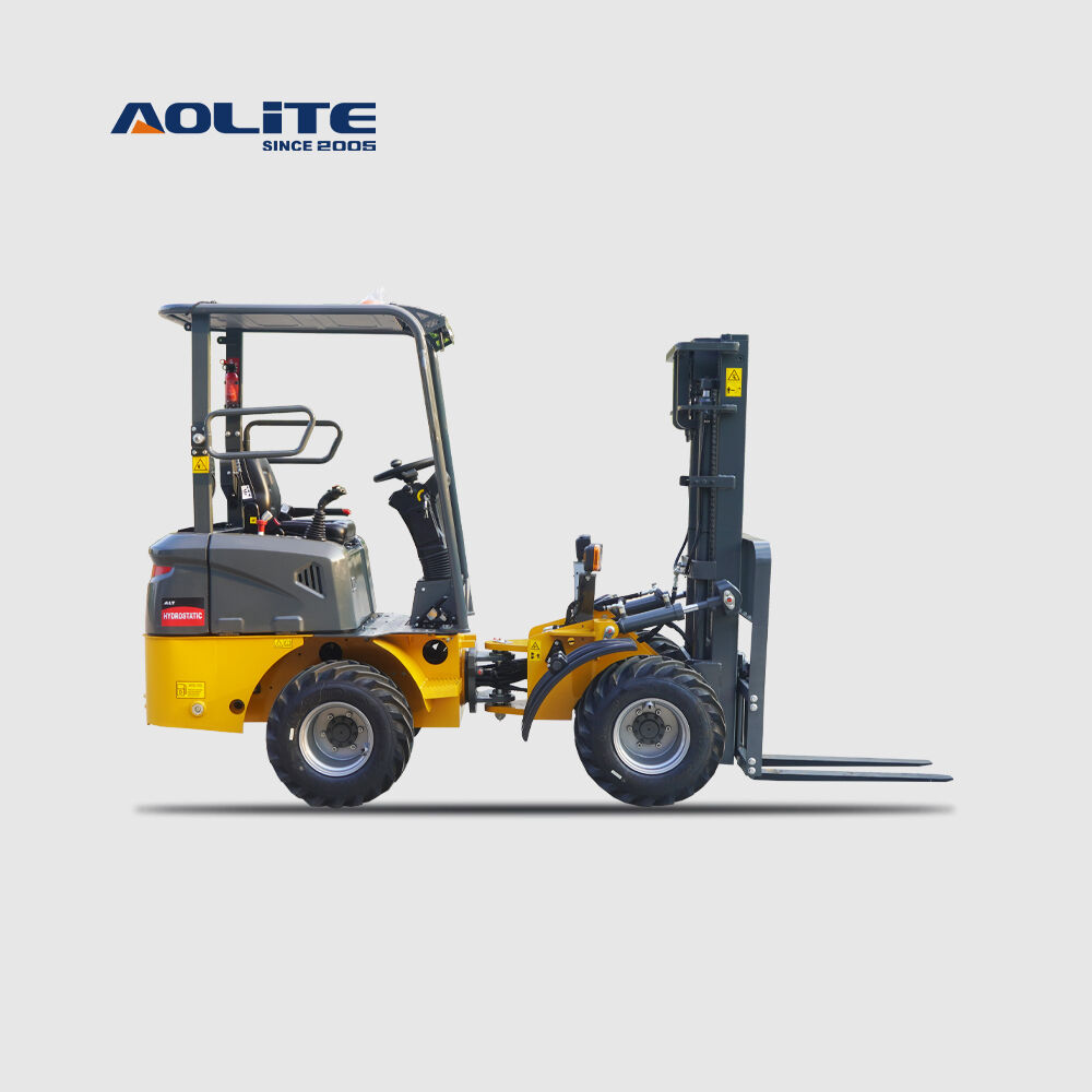 AOLITE FL12H canopy forklift 1200kg mini front end wheel loader