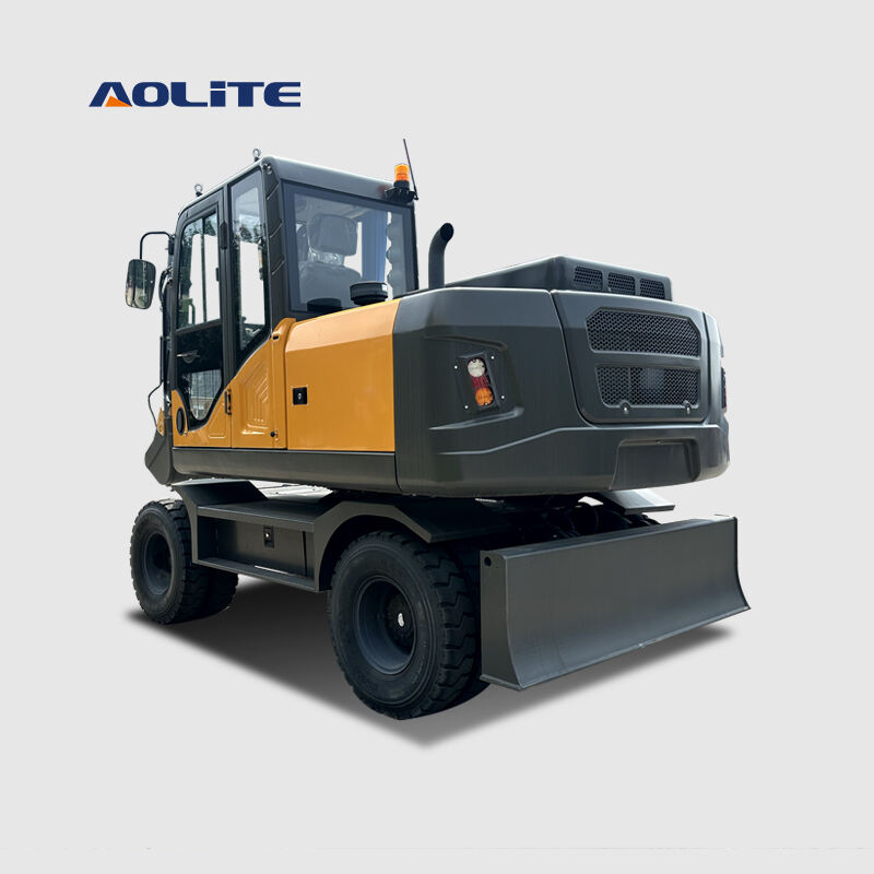 AOLITE LW75 New Design Wheel Loader Multifunction Agricultural Diesel Wheel Excavator