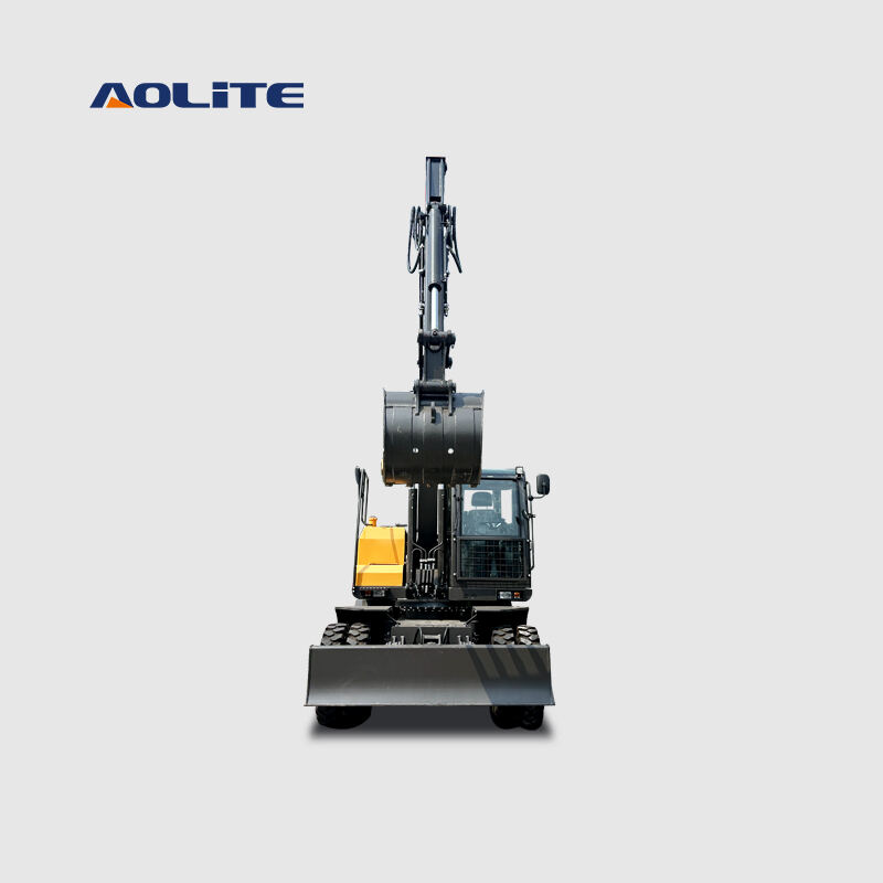 AOLITE LW120 Heavy Duty Excavator Wheel Hydraulic Excavator Wheel Excavator