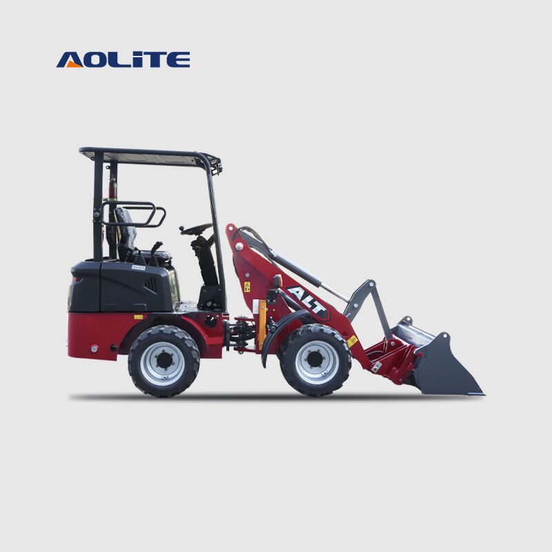 AOLITE 606H compact diesel 600kg wheel loader 1ton front end loader