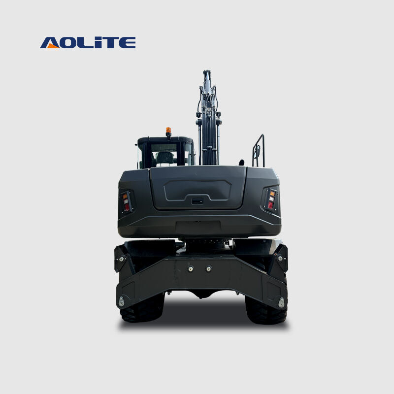 AOLITE LW120 Heavy Duty Excavator Wheel Hydraulic Excavator Wheel Excavator