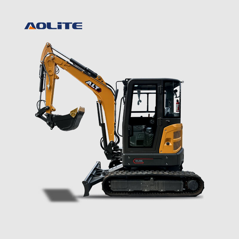 AOLITE WJ35 Brand New 4x4 Hydraulic Crawler Excavator Diesel Engine