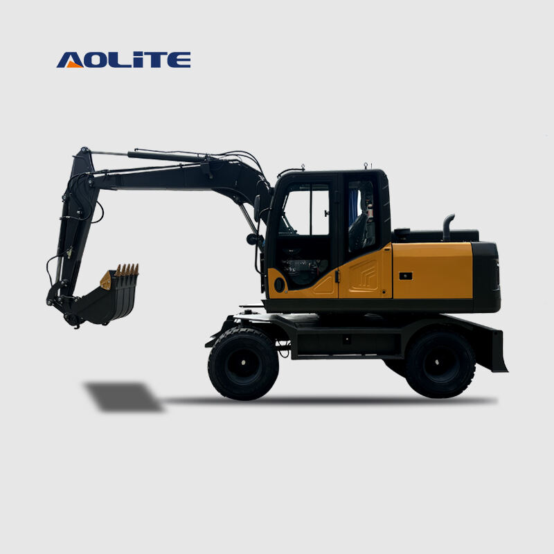 AOLITE LW75 New Design Wheel Loader Multifunction Agricultural Diesel Wheel Excavator