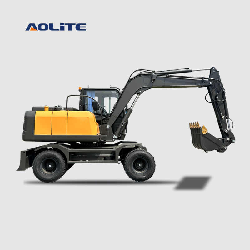 AOLITE LW75 New Design Wheel Loader Multifunction Agricultural Diesel Wheel Excavator