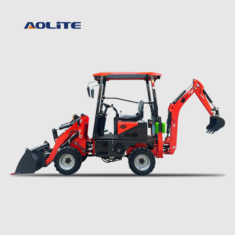 เครื่องจักรกลการเกษตร AOLITE BL35-12 แบบมินิแบคโฮ