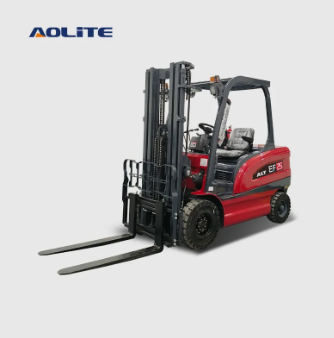 Four-wheel forklifts are typically powered by either electric or gas engines.