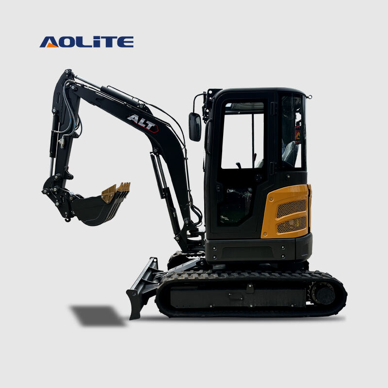 AOLITE WJ27 New Chinese Crawler Model Machine 4x4 Diesel Power Excavator for Sale