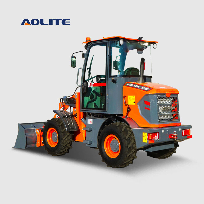 Cargador frontal AOLITE 610C diésel de 1000 kg y 1,0 tonelada, cargador compacto