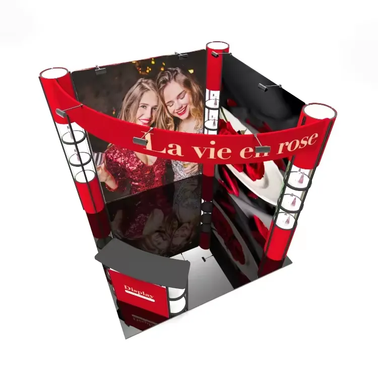 TIANLANG Twister Tower Exhibition Stand: 10x10FT Layout1
