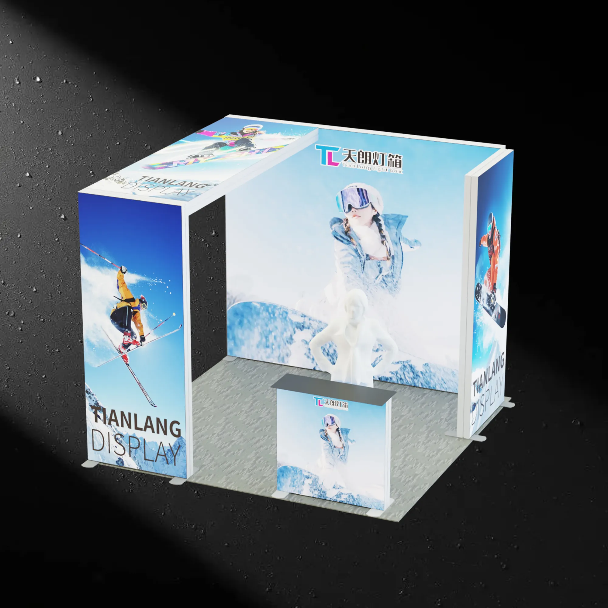 TIANLANG 3×3メートル ブースライトボックス｜展示ブース｜Tian Lang
