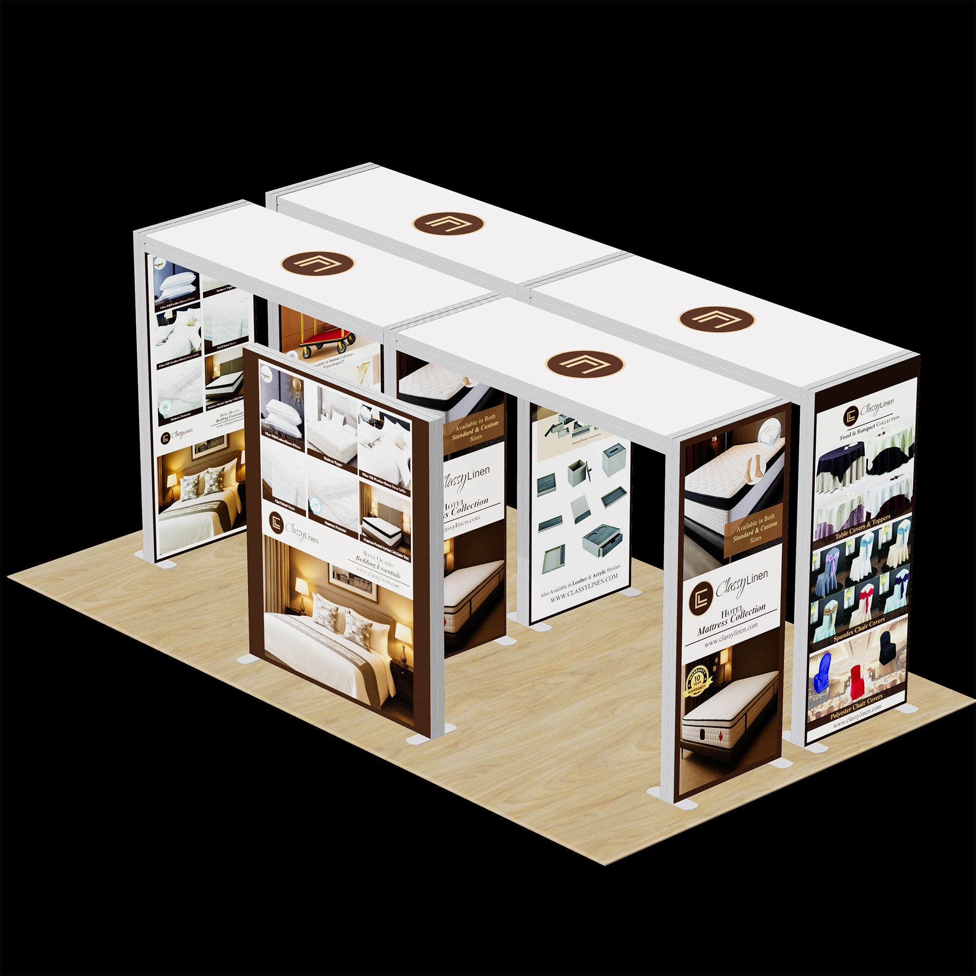 TIANLANG 6m×3m SEG Booth : Seamless Fabric Graphics