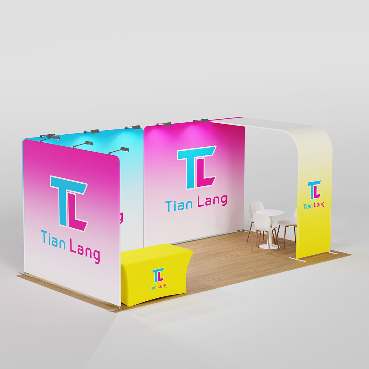 TIANLANG Quick Show Fabric Booth : Snap Fit