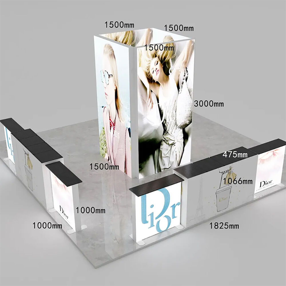 TIANLANG 20x20 Modular Booth : 360° Brand Visibility