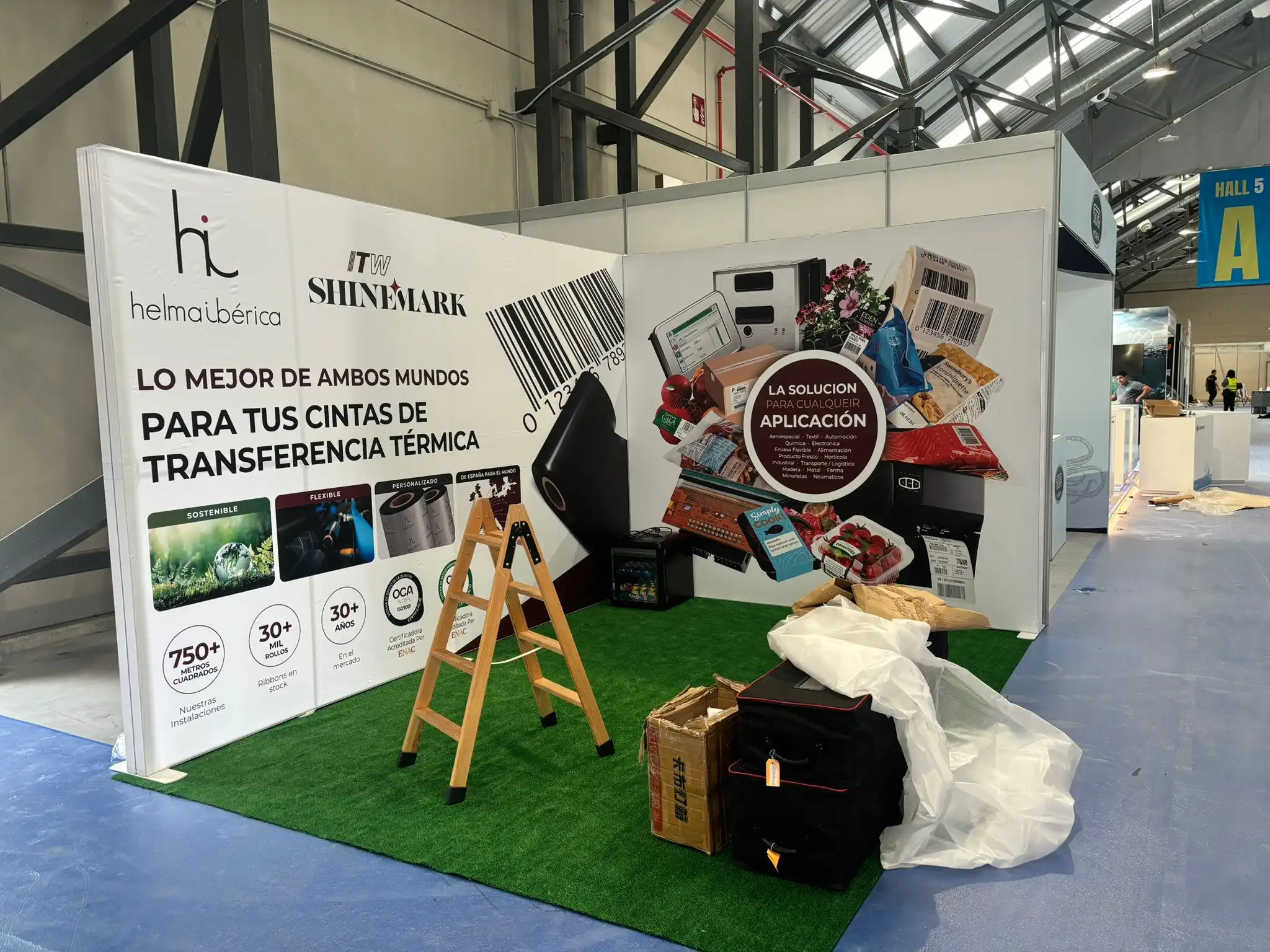 Exhibition case picture display