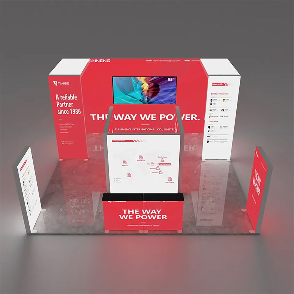 TIANLANG 20x20 Expo Booth : Double Sided Graphic Wall