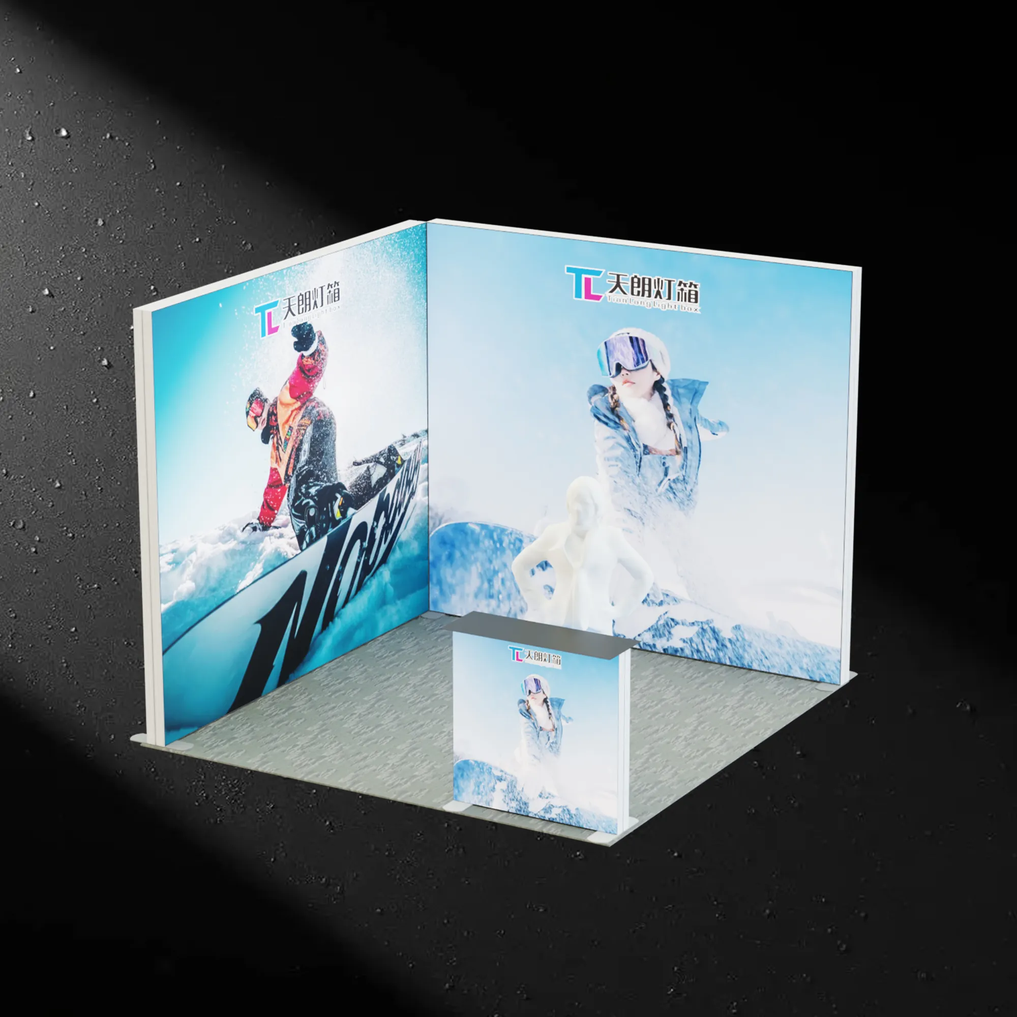 TIANLANG 3m×3m Booth Light Box