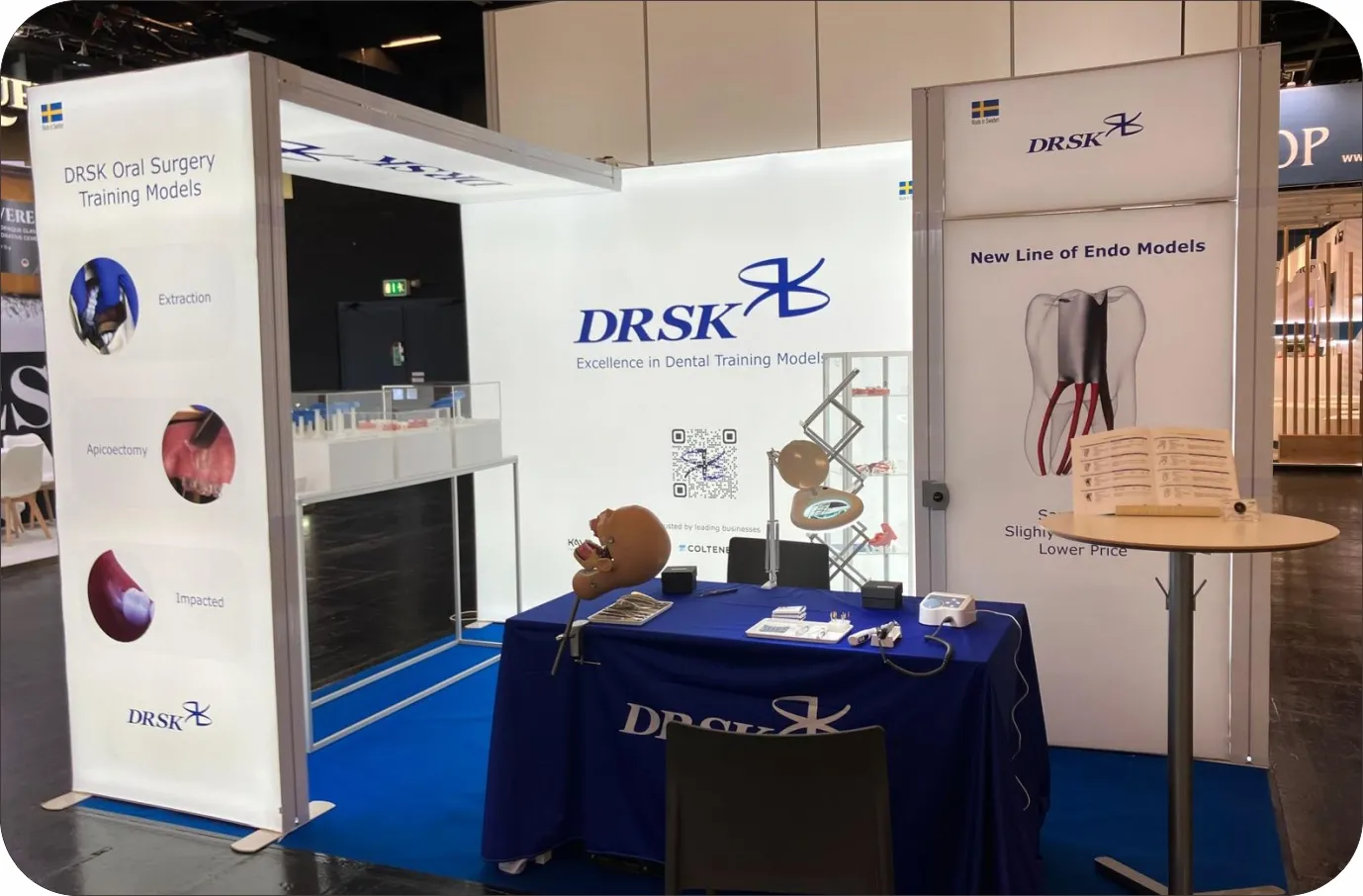 exhibition booth light box display