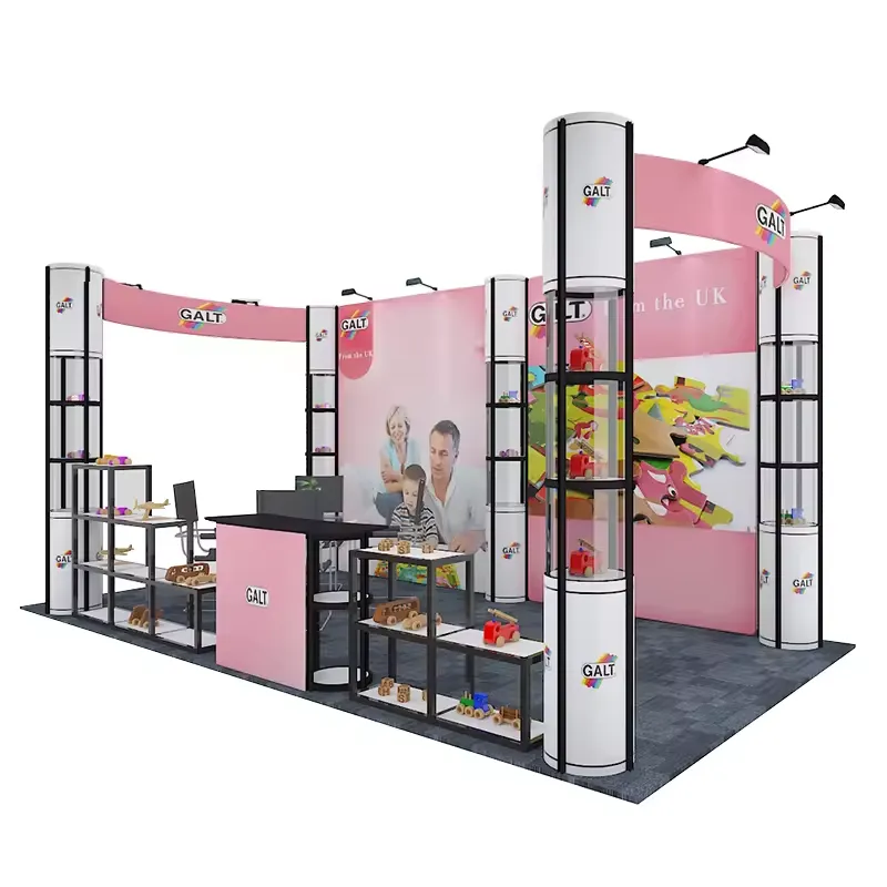 TIANLANG Coiling Tower Exhibit Showroom: 20x10FT Layout7