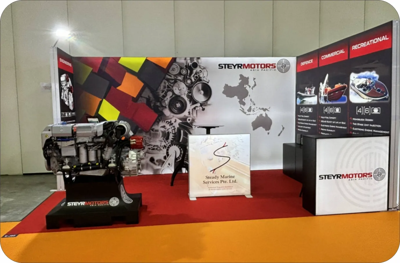 tradeshow booth light box