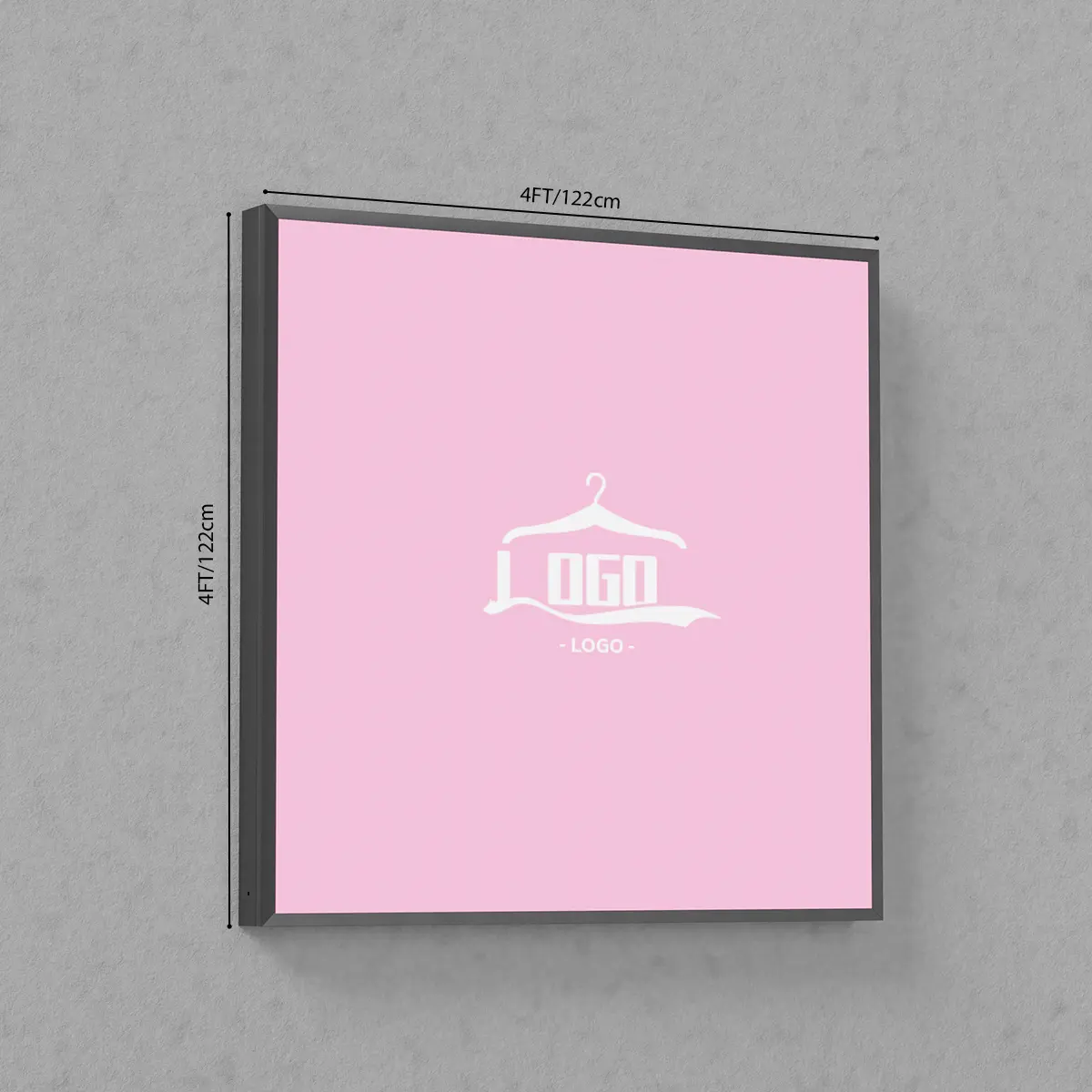 TIANLANG Acrylic Glow Light Box (4*4FT) : Crystal-Clear Display for Exhibitions